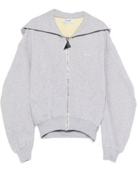 The Attico - Zip-Up Hoodie - Lyst
