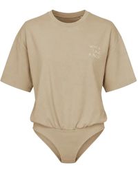 Halfboy - Logo-Print Short-Sleeve Bodysuit - Lyst
