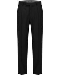 Jil Sander - Pleated Pressed-Crease Trousers - Lyst
