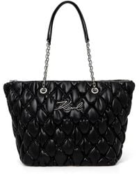 Karl Lagerfeld - Signature Kuilt Tote Bag - Lyst