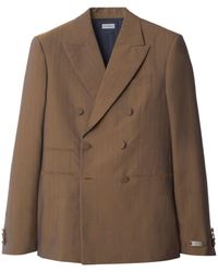 Burberry - Double-breasted Wool Blazer - Men's - Acetate/wool/viscose - Lyst