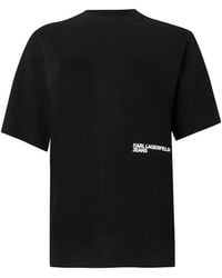 KARL LAGERFELD - Graphic-Print Short-Sleeve T-Shirt - Lyst