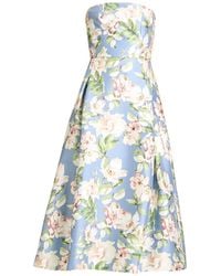 Sachin & Babi - Shay Floral Strapless Midi Dress - Lyst
