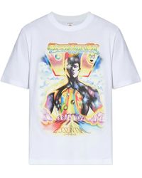 CASABLANCA - T-Shirt With Logo - Lyst
