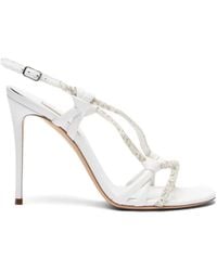 Casadei - Julia Itaca Leather Sandals - Lyst