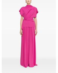 Nissa - High-Rise Palazzo Pants - Lyst