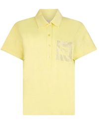 Liu Jo - Polo Shirt With Rhinestones - Lyst