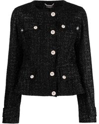 Versace - Vichy Tweed Jacket - Lyst