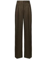 ANDAMANE - Pleated Tailored Trousers - Lyst