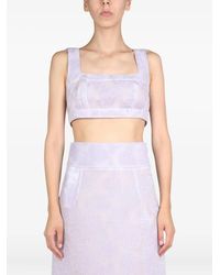 Jil Sander - Embroidery Top - Lyst