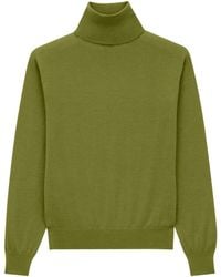 Saint Laurent - Jersey de lana con cuello alto - Lyst