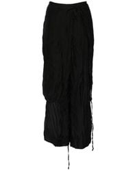 LA PISCINE - Drawstring Trousers - Lyst