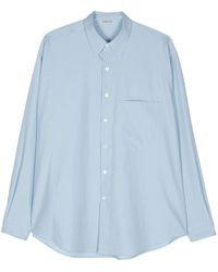 AURALEE - Finx Cotton Buttoned Shirt - Lyst
