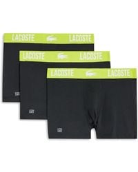 Lacoste - Set 3 Boxer Con Banda Logo - Lyst