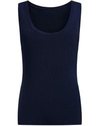 12 STOREEZ - Geribbelde Tanktop - Lyst