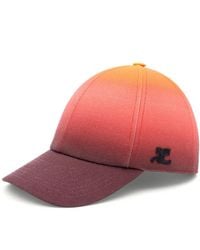 Courreges - Baseballkappe Mit Farbverlauf-Optik - Lyst