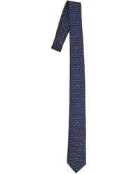 Fendi - Micro Polka-Dot Silk Tie - Lyst