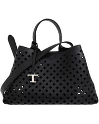 Tod's - Micro Apa Perforated-Leather Tote Bag - Lyst