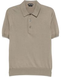 Tom Ford - Fine-Knit Polo Shirt - Lyst