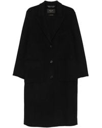 Paltò - Single-Breasted Wool Coat - Lyst
