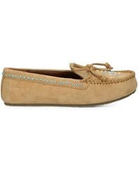 De Siena Shoes - Bead-Embellished Leather Loafers - Lyst