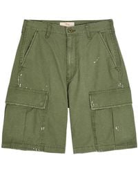 CHERRY LA - Paint-Splatter Cargo Shorts - Lyst