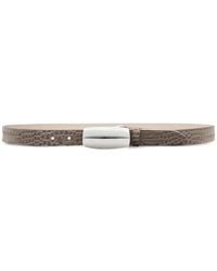 L'Agence - Marlowe Leather Belt - Lyst