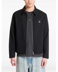 Filling Pieces - Twill Embroidered Coach Jacket - Lyst