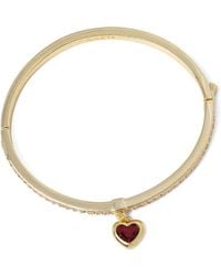 COACH - Pulsera con charm de corazón - Lyst