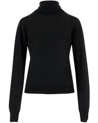 Saint Laurent - Cashmere, Wool, And Silk Turtleneck Sweater - Lyst
