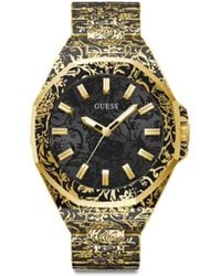 Guess USA - Stainless Steel Battery 46mm - Lyst