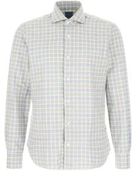 Barba Napoli - Checked Button-Down Shirt - Lyst