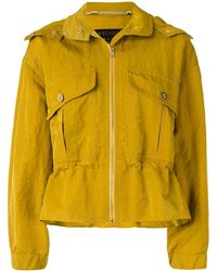 ESCADA Drawstring-waist Hooded Jacket - Yellow
