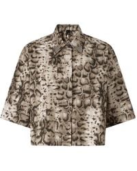 Pinko - Embellished Cotton Shirt - Lyst