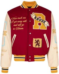 Rhude - Le Valley Varsity Jacket - Lyst