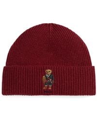 Polo Ralph Lauren - Ribbed-Knit Beanie Hat - Lyst