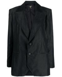 Tessitura - Oversized Wide-Lapel Blazer - Lyst