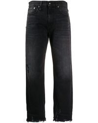 R13 Cropped Jeans - Zwart