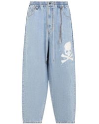 Mastermind Japan - Skull-Print Drawstring Jeans - Lyst