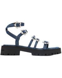 Marc Jacobs - Gladiator Kiki Buckle-Fastening Flat Sandals - Lyst