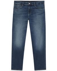 BOSS - Jeans Met Logopatch - Lyst