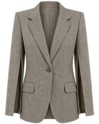 Barbara Bui - Split-Sleeve Single-Breasted Blazer - Lyst