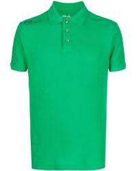 Polo Ralph Lauren - Logo-Print Cotton Polo Shirt - Lyst