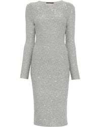 Fabiana Filippi - Midikleid mit Pailletten - Lyst