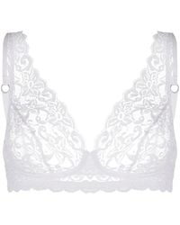 Hanro - Luxury Moments Lace Bra - Lyst