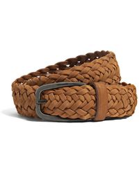 ZEGNA - Ceinture En Cuir À Design Tressé - Lyst