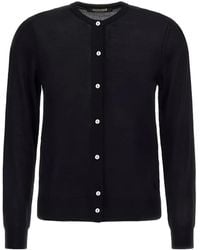 Roberto Cavalli - Button-Front Wool Cardigan - Lyst