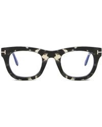 Tom Ford - Tortoiseshell Square-Frame Glasses - Lyst