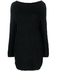 DSquared² - Alp Off-Shoulder Knitted Minidress - Lyst