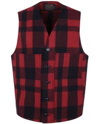 Filson - Plaid Wool Waistcoat - Lyst
